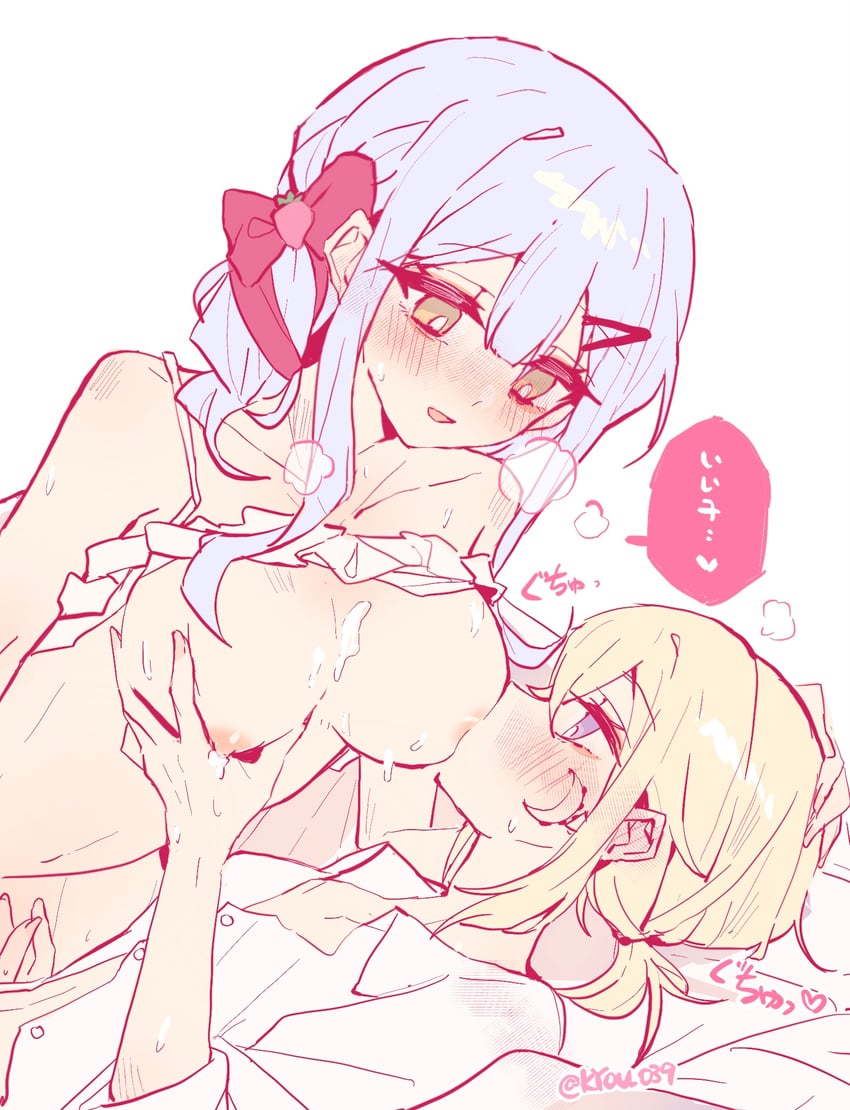 togawa sakiko and misumi uika (bang dream! and 2 more) drawn by kyou_039