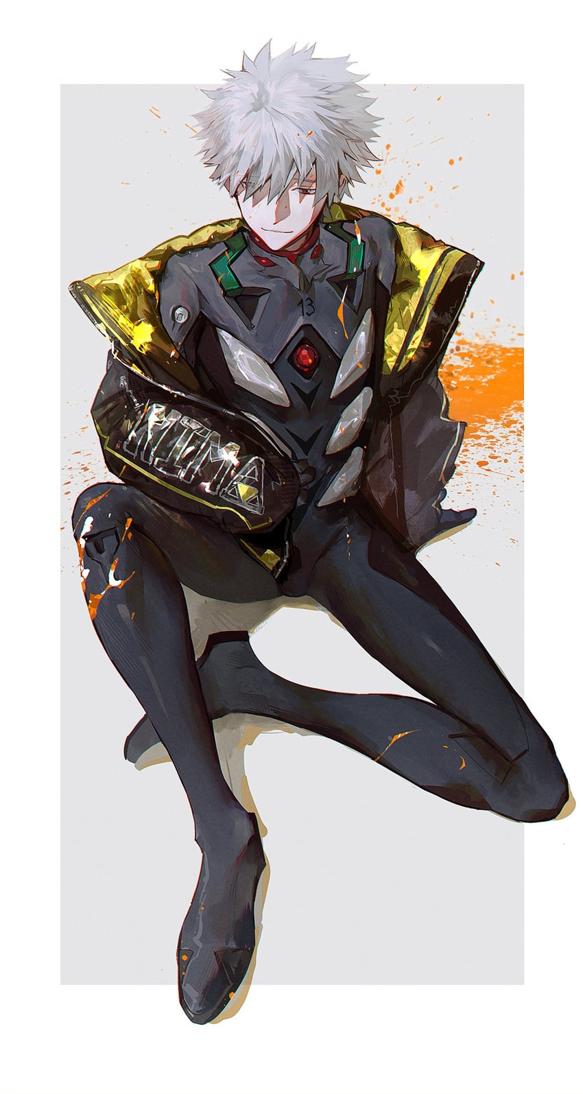 nagisa kaworu (neon genesis evangelion and 1 more) drawn by duckchuni