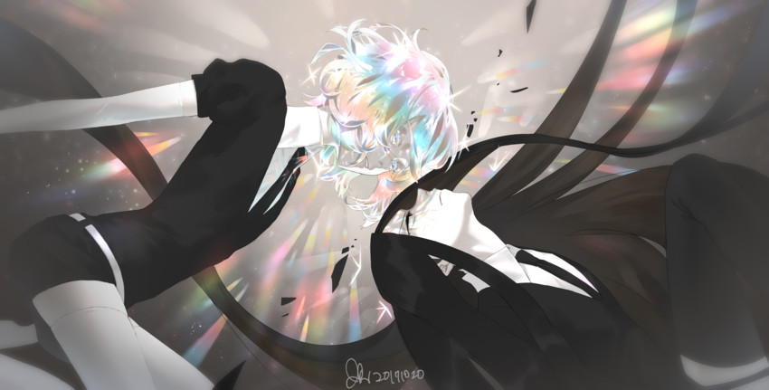 diamond and bort (houseki no kuni) drawn by hutagi_rouka