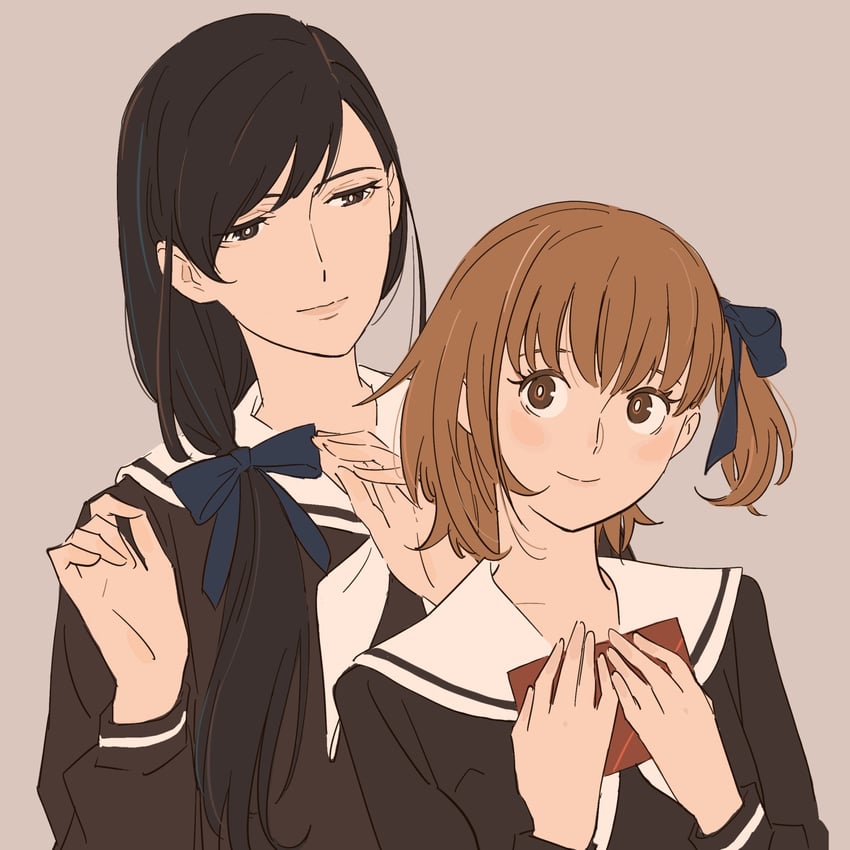 fukuzawa yumi and ogasawara sachiko (maria-sama ga miteru) drawn by 55bata6rou