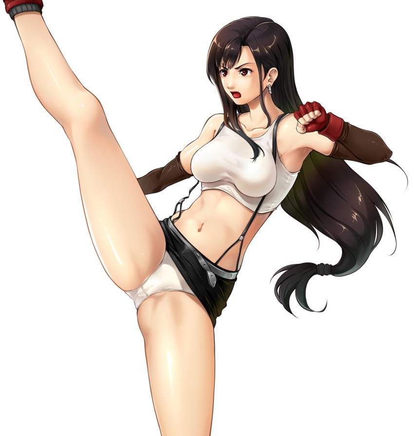 tifa lockhart (final fantasy and 1 more) drawn by akamaru