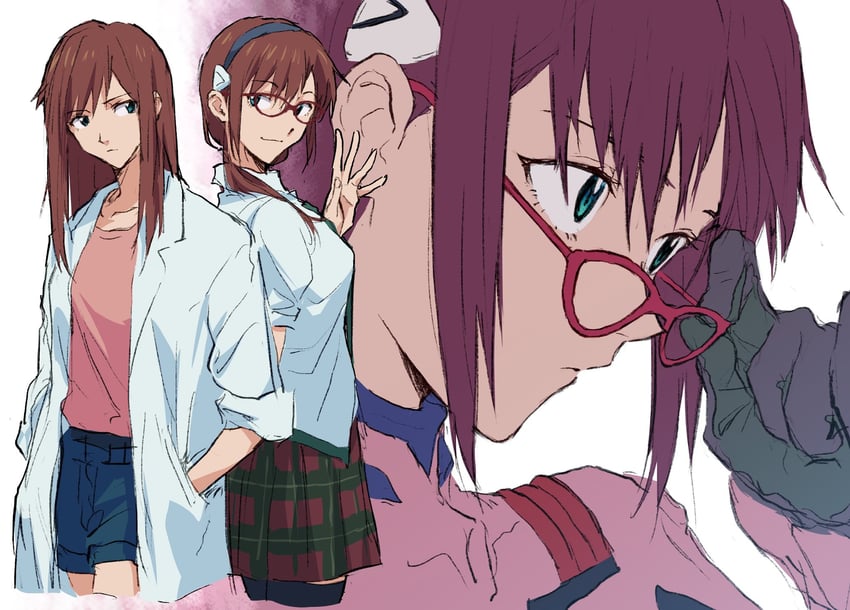 makinami mari illustrious (neon genesis evangelion and 1 more) drawn by kura_rart