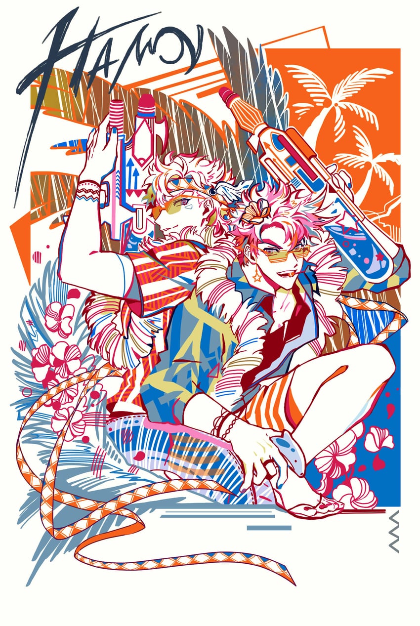 joseph joestar and caesar anthonio zeppeli (jojo no kimyou na bouken and 1 more) drawn by nigelungdayo