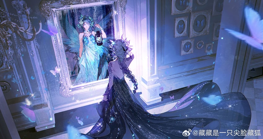 sapphire dreaming, evangelos, and cocoon reborn (nikki and 1 more) drawn by zangzang_shi_yi_zhi_jianlian_zanghu