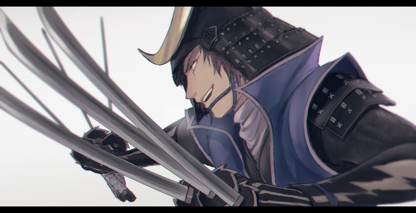 date masamune (sengoku basara) drawn by makaron611