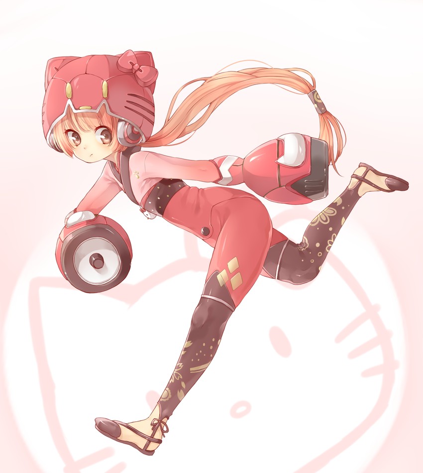 hello kitty and nekomura iroha (vocaloid and 2 more) drawn by rojiko