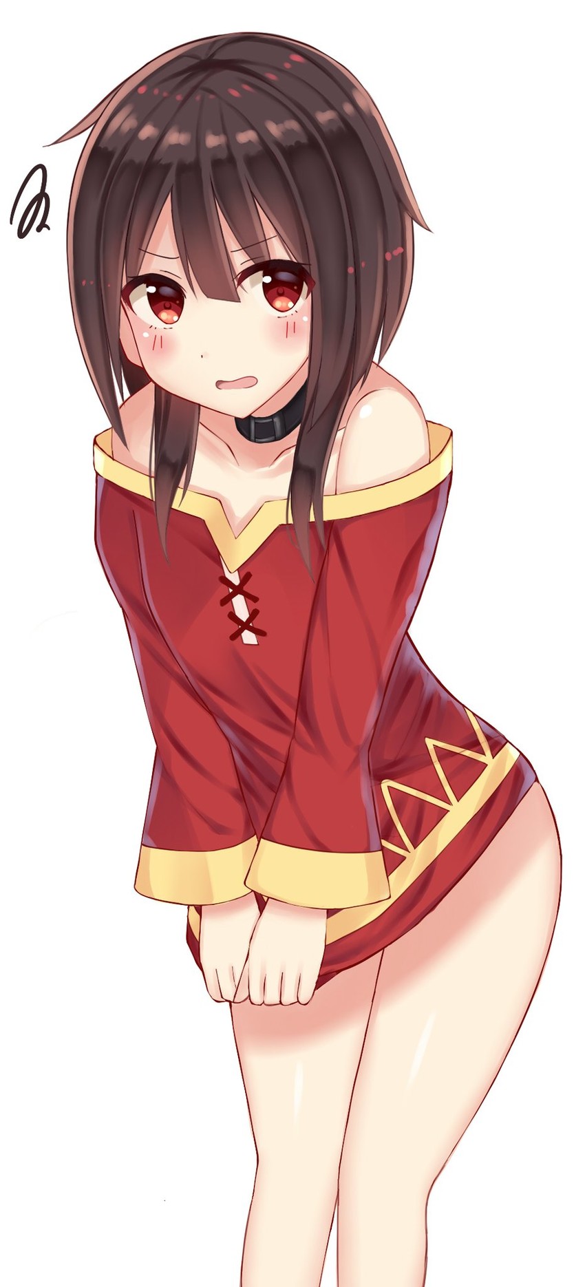 megumin (kono subarashii sekai ni shukufuku wo!) drawn by mizukoshi_(marumi)