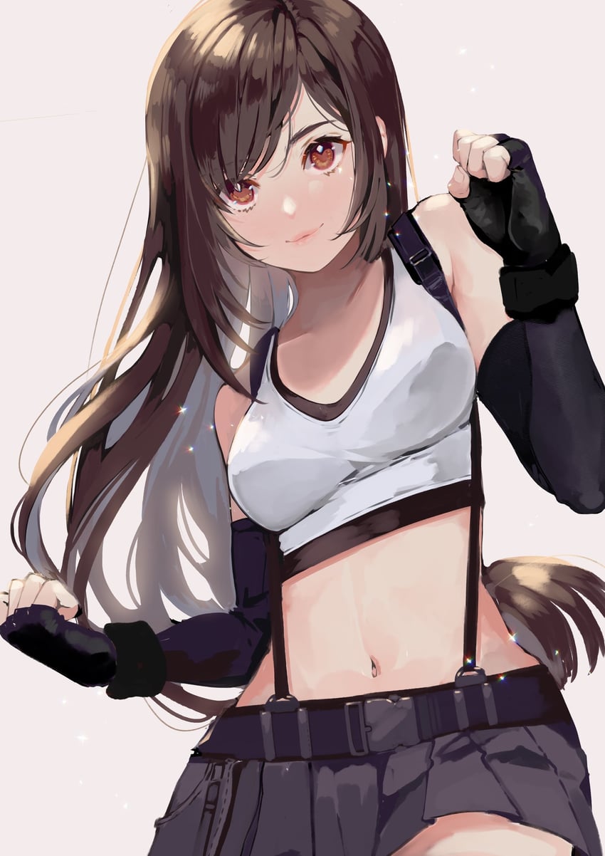 tifa lockhart (final fantasy and 2 more) drawn by nachoz_(nachozart)