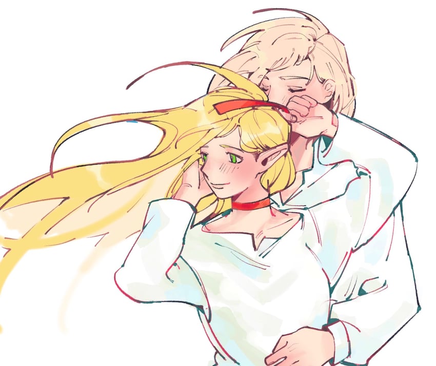 marcille donato and falin touden (dungeon meshi) drawn by dohwa110