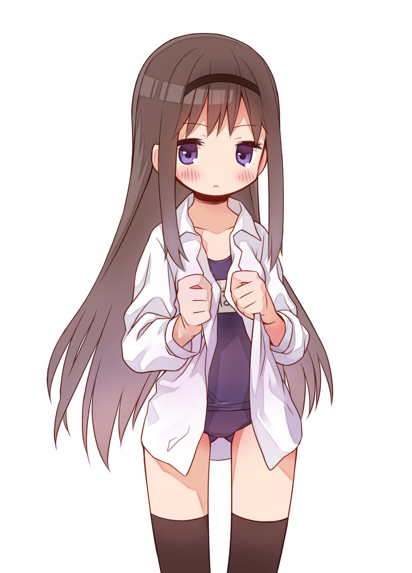 akemi homura (mahou shoujo madoka magica) drawn by monaka_ooji