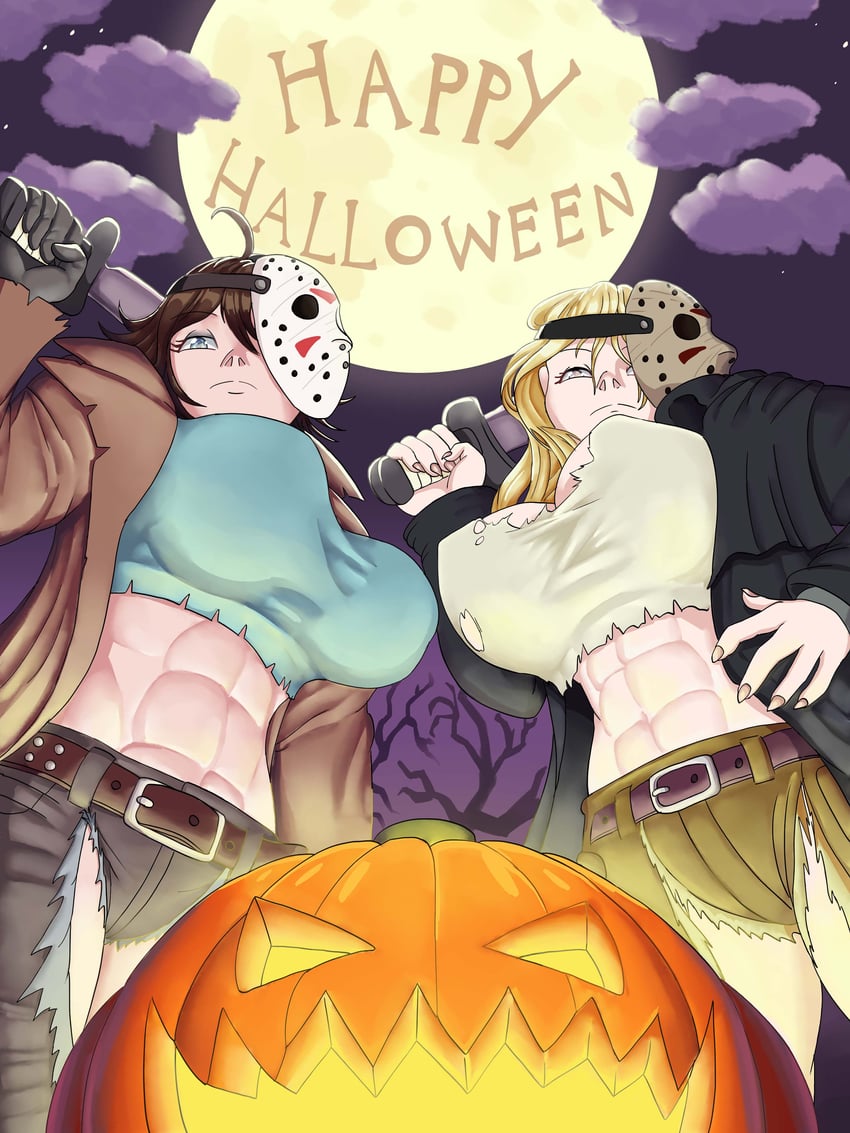 jason voorhees (kotobukiya bishoujo and 2 more) drawn by monstersketch