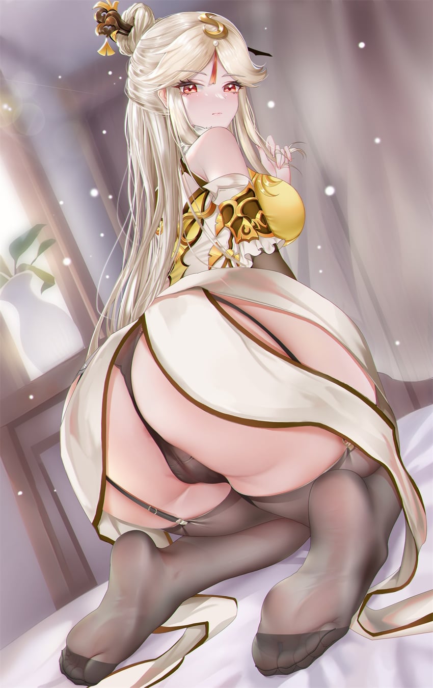 ningguang (genshin impact) drawn by kamue
