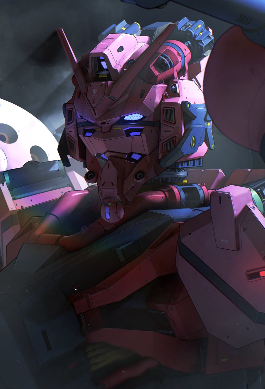 red gundam (original and 2 more) drawn by kusami_toka_naku_au