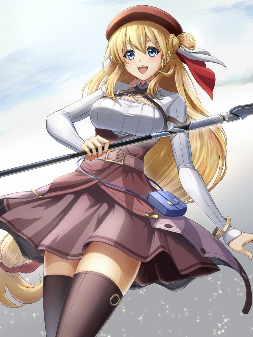 agnes claudel (eiyuu densetsu and 3 more) drawn by chiga_akira