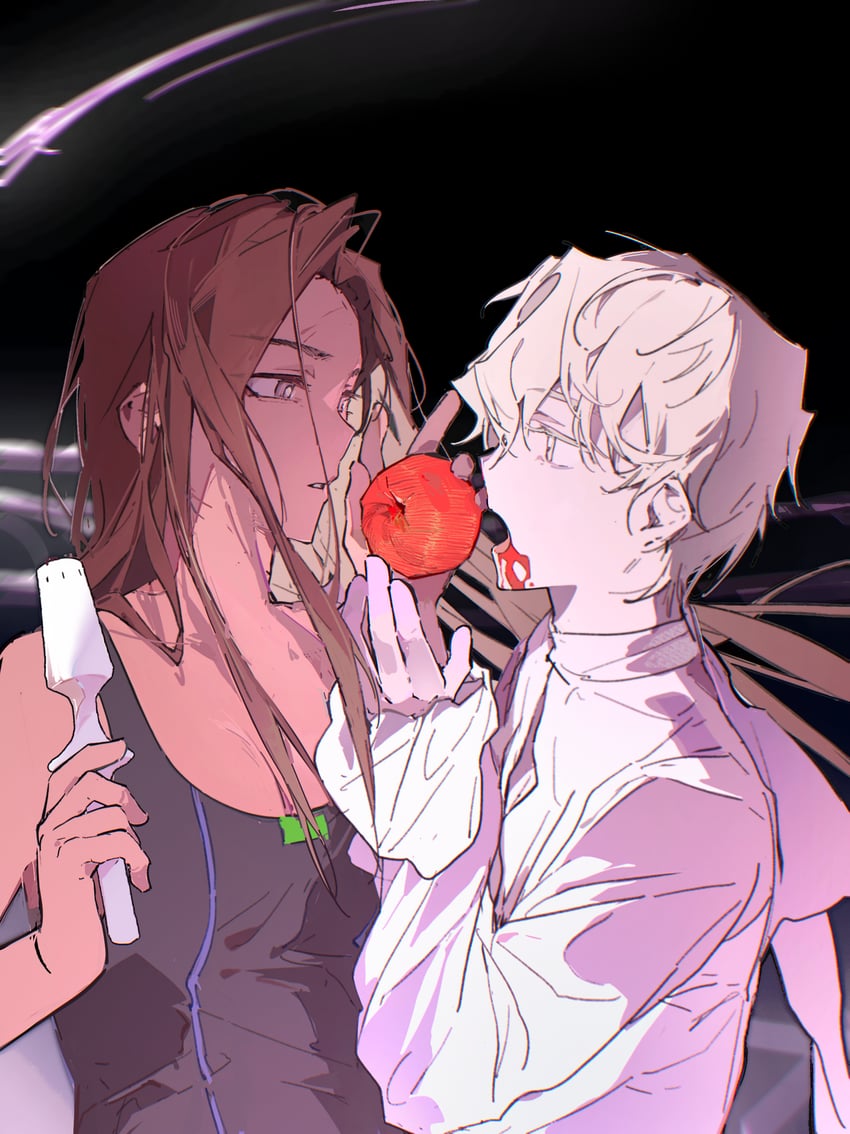 luka and hyuna (alien stage) drawn by weiye0821