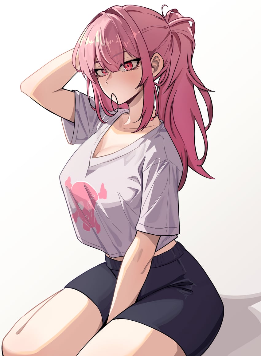 mori calliope (hololive and 1 more) drawn by nokaa_aru