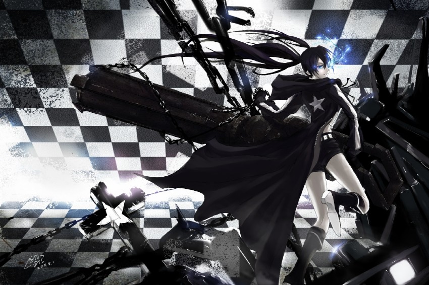 black rock shooter (black rock shooter) drawn by stu_dts