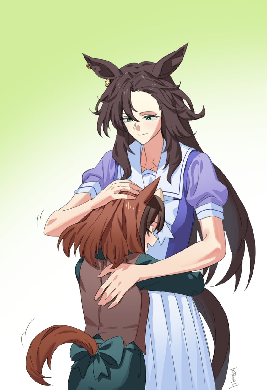 symboli rudolf and speed symboli (umamusume) drawn by matoi_sakuretsu
