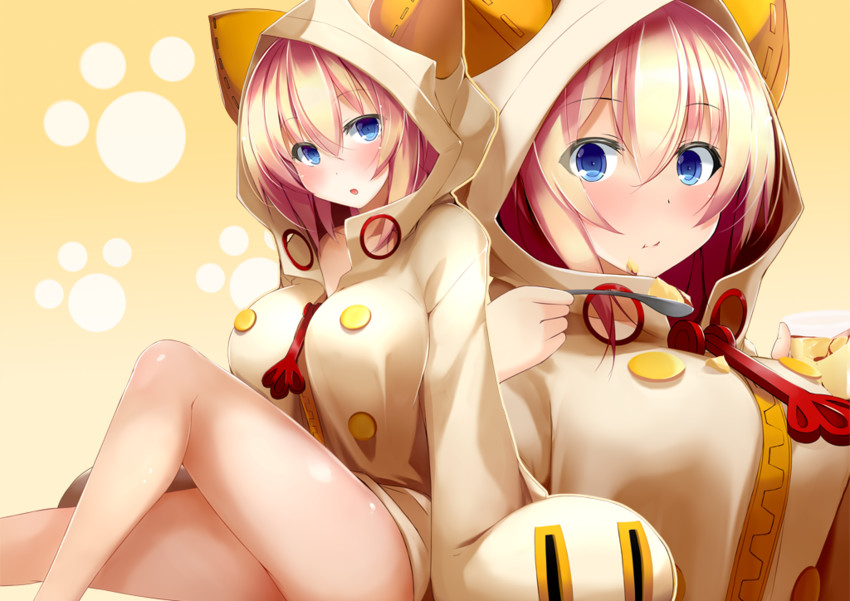 taokaka and es (blazblue and 2 more) drawn by dd_mayohara