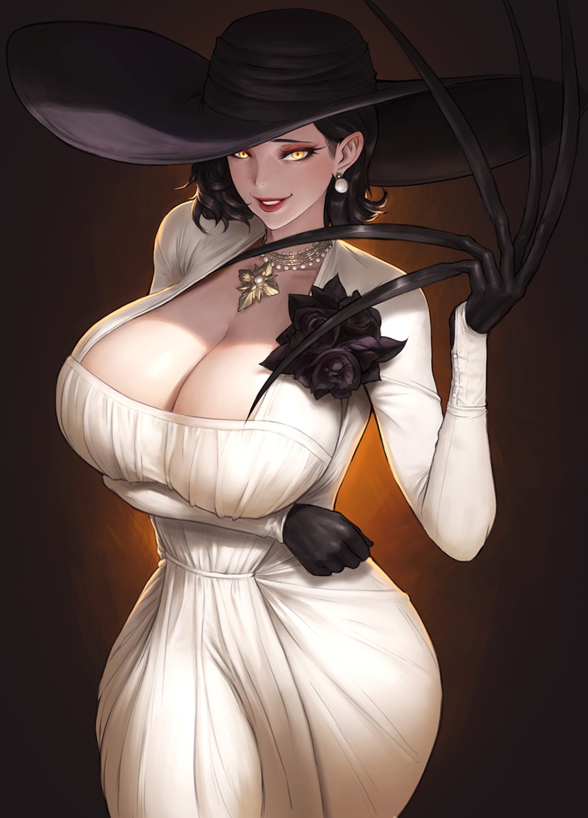 alcina dimitrescu (resident evil and 1 more) drawn by nuker_(nukerdraws)