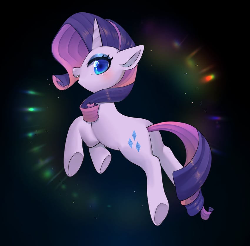 rarity (my little pony and 1 more) drawn by choco_hosikawa