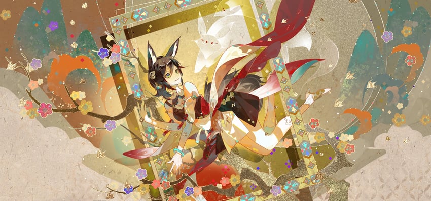 tingyun (honkai and 1 more) drawn by zizi_chuanchuan_wu_qiongjin_ye