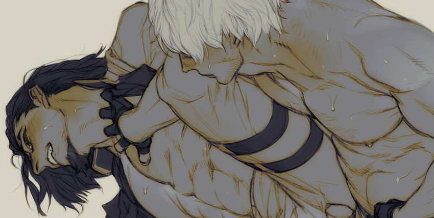 dante and credo (devil may cry and 1 more) drawn by rae_(offrecord)