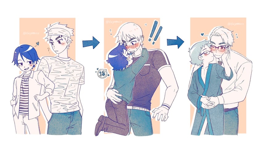 wallace wells and todd ingram (scott pilgrim and 1 more) drawn by eujeen413