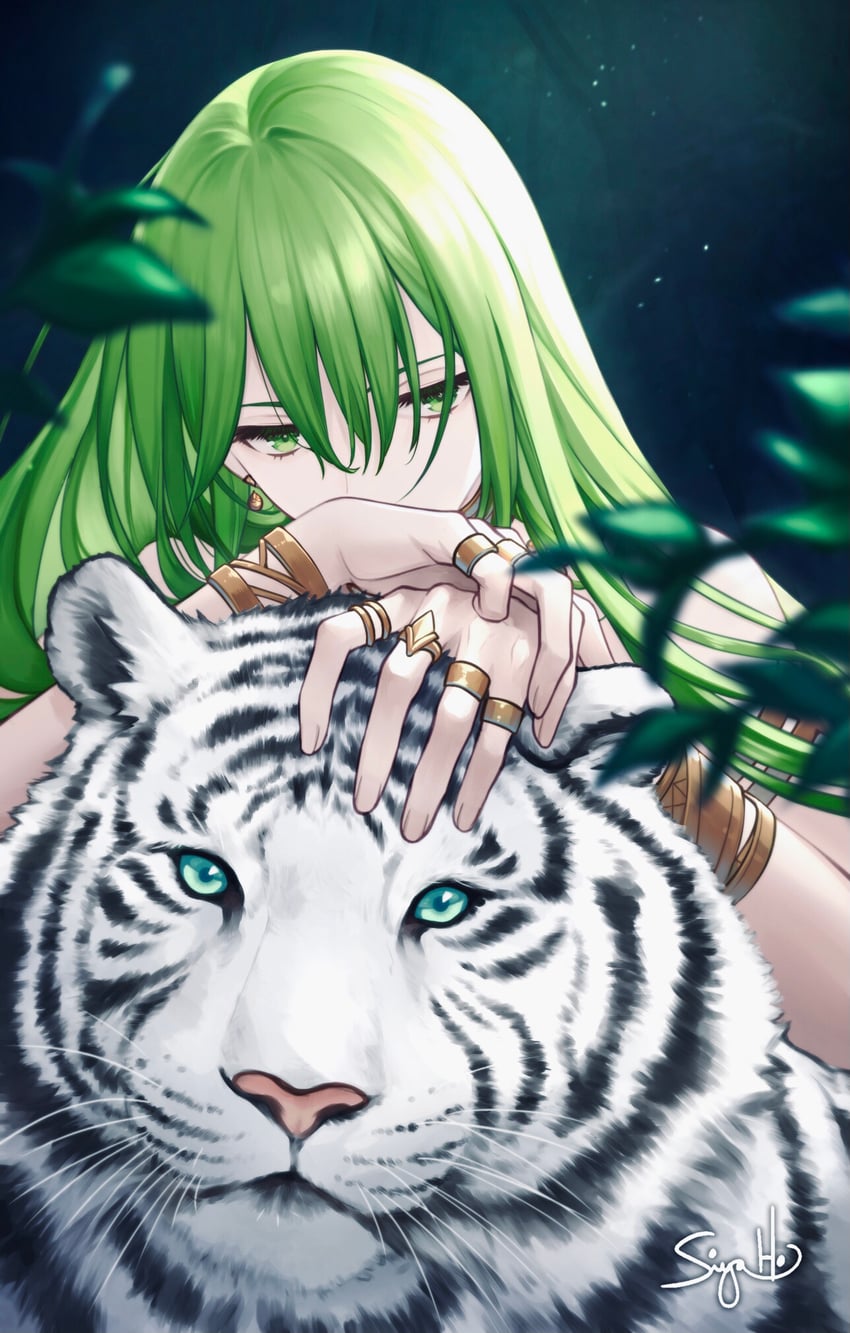 enkidu (fate and 1 more) drawn by siya_ho