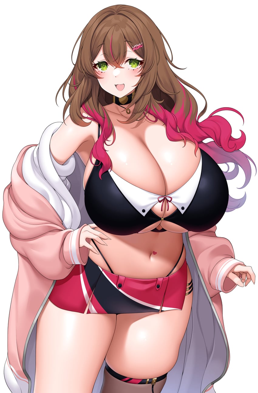 kanra miwu (indie virtual youtuber) drawn by suruga_(xsurugax)