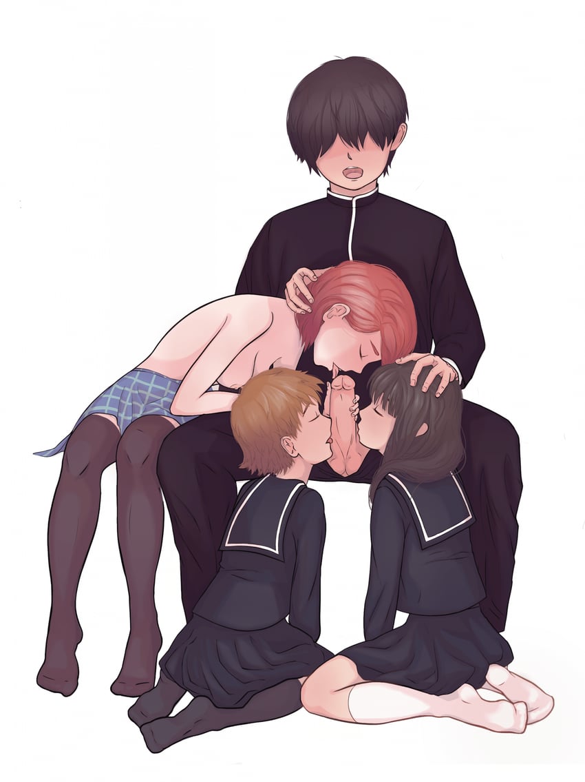 miyazawa yukino, arima souichirou, miyazawa kano, and miyazawa tsukino (kareshi kanojo no jijou) drawn by alexpantya