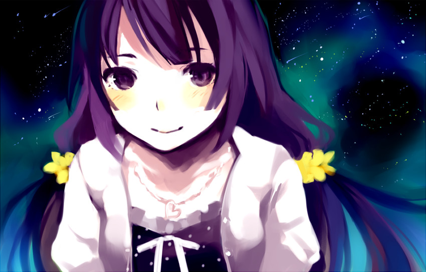 senjougahara hitagi (monogatari and 1 more) drawn by tan_(tangent)