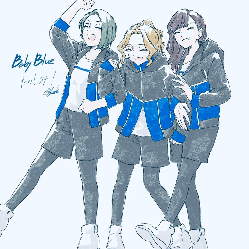 yanagi koharu, minase suzu, and honami hisame (shoujo kageki revue starlight) drawn by shozoku
