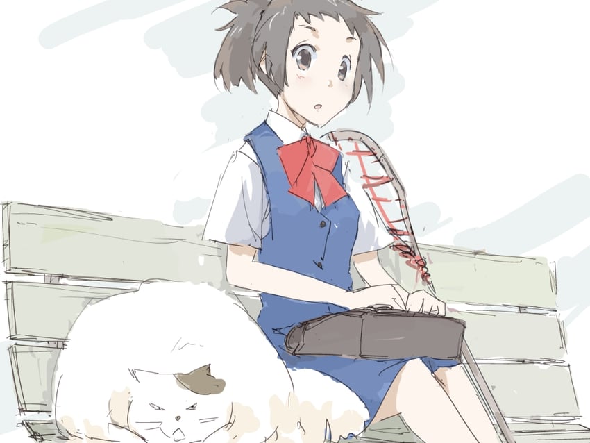 yoshioka haru and muta (neko no ongaeshi) drawn by feste
