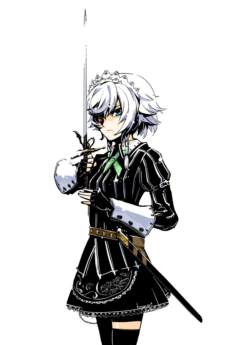 izayoi sakuya (touhou and 1 more) drawn by hounori