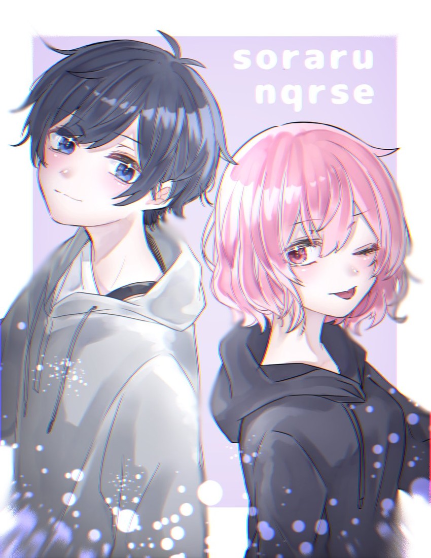 nqrse and soraru (indie utaite) drawn by kuzu_babu_18