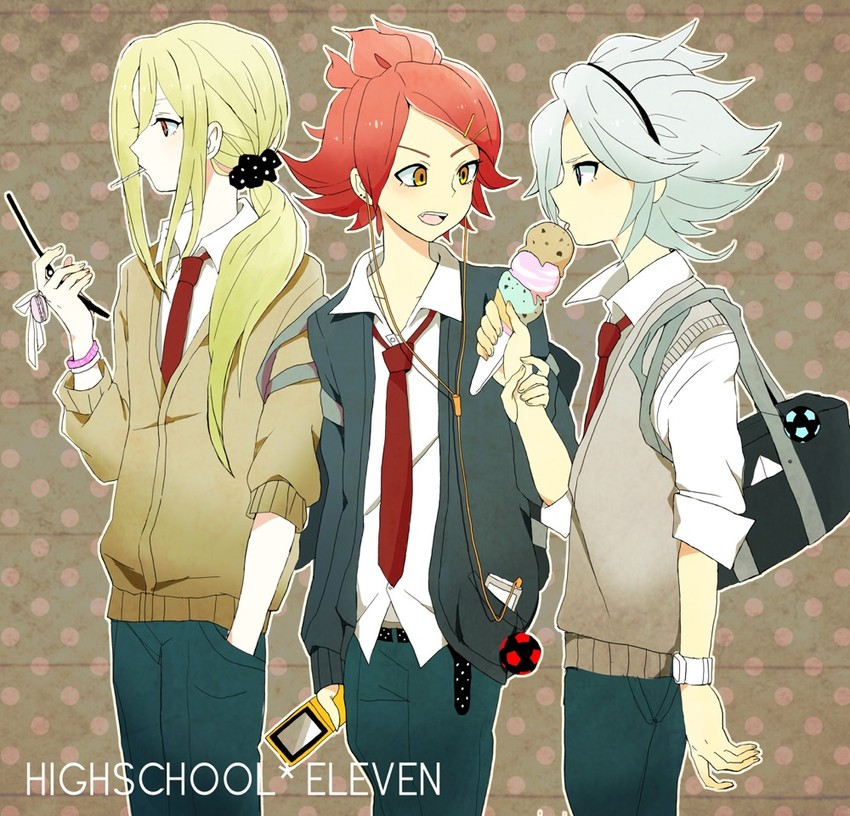 afuro terumi, nagumo haruya, and suzuno fuusuke (inazuma eleven) drawn by ayuyu_(baby)