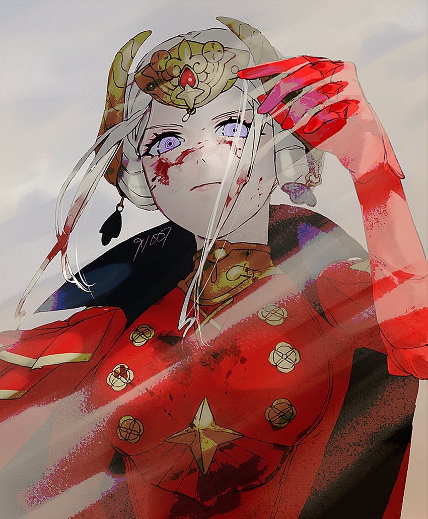 edelgard von hresvelg (fire emblem and 1 more) drawn by 91007