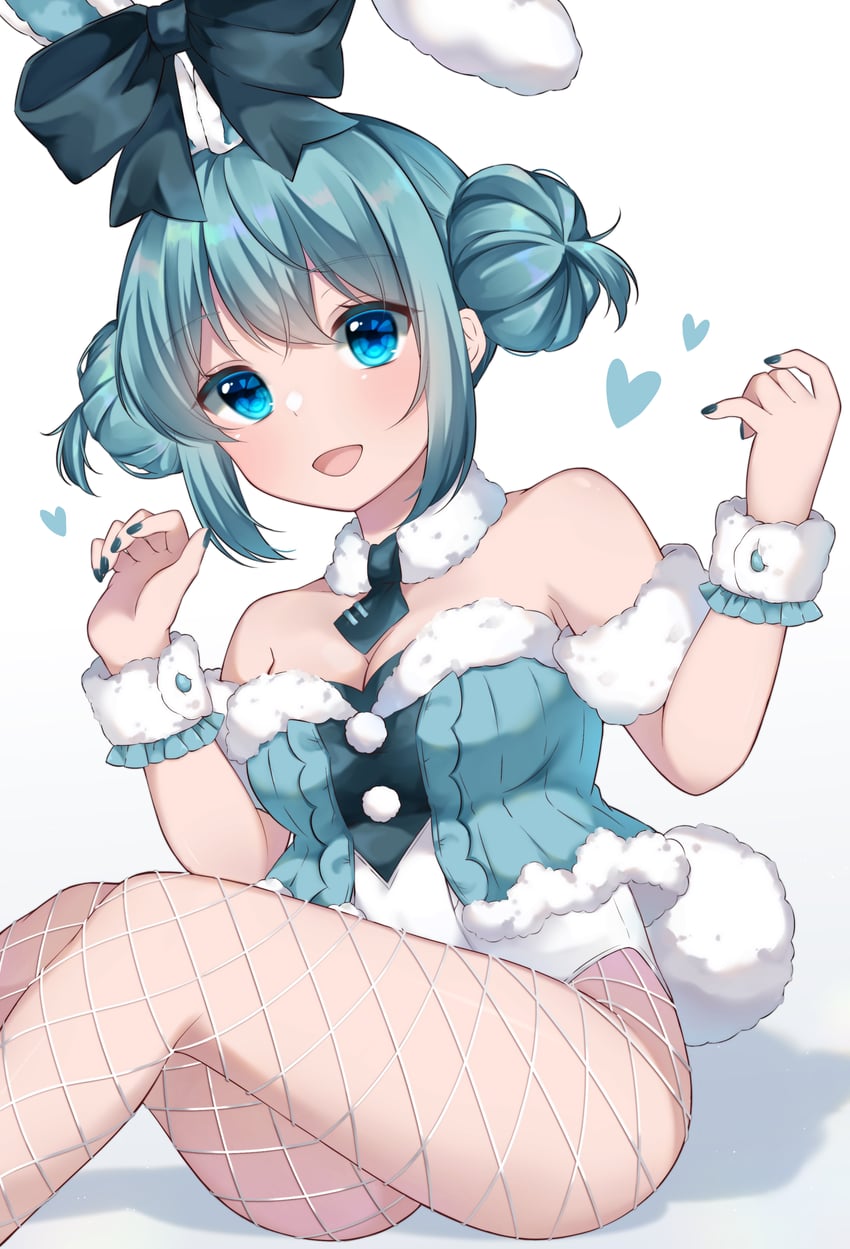 hatsune miku and bicute bunnies miku (vocaloid) drawn by sk_duki