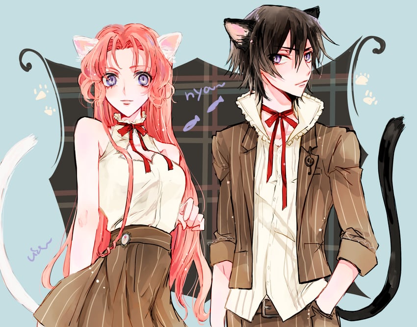 lelouch vi britannia and marrybell mel britannia (code geass and 1 more) drawn by ilohasvio