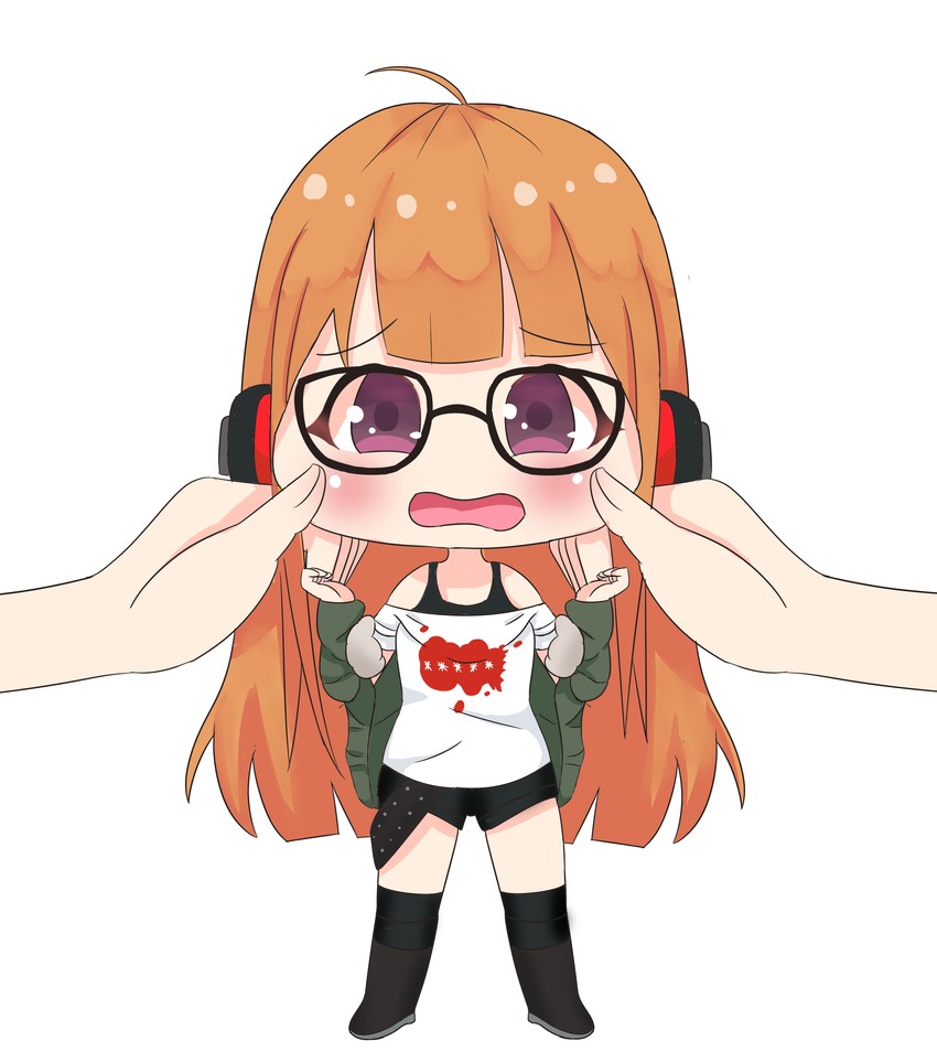 sakura futaba (persona and 1 more) drawn by dhik_art