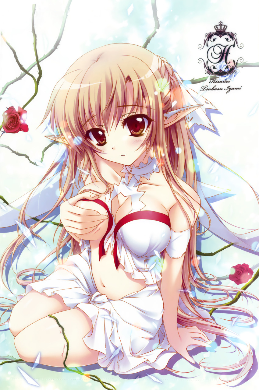 asuna and titania (sword art online) drawn by izumi_tsubasu