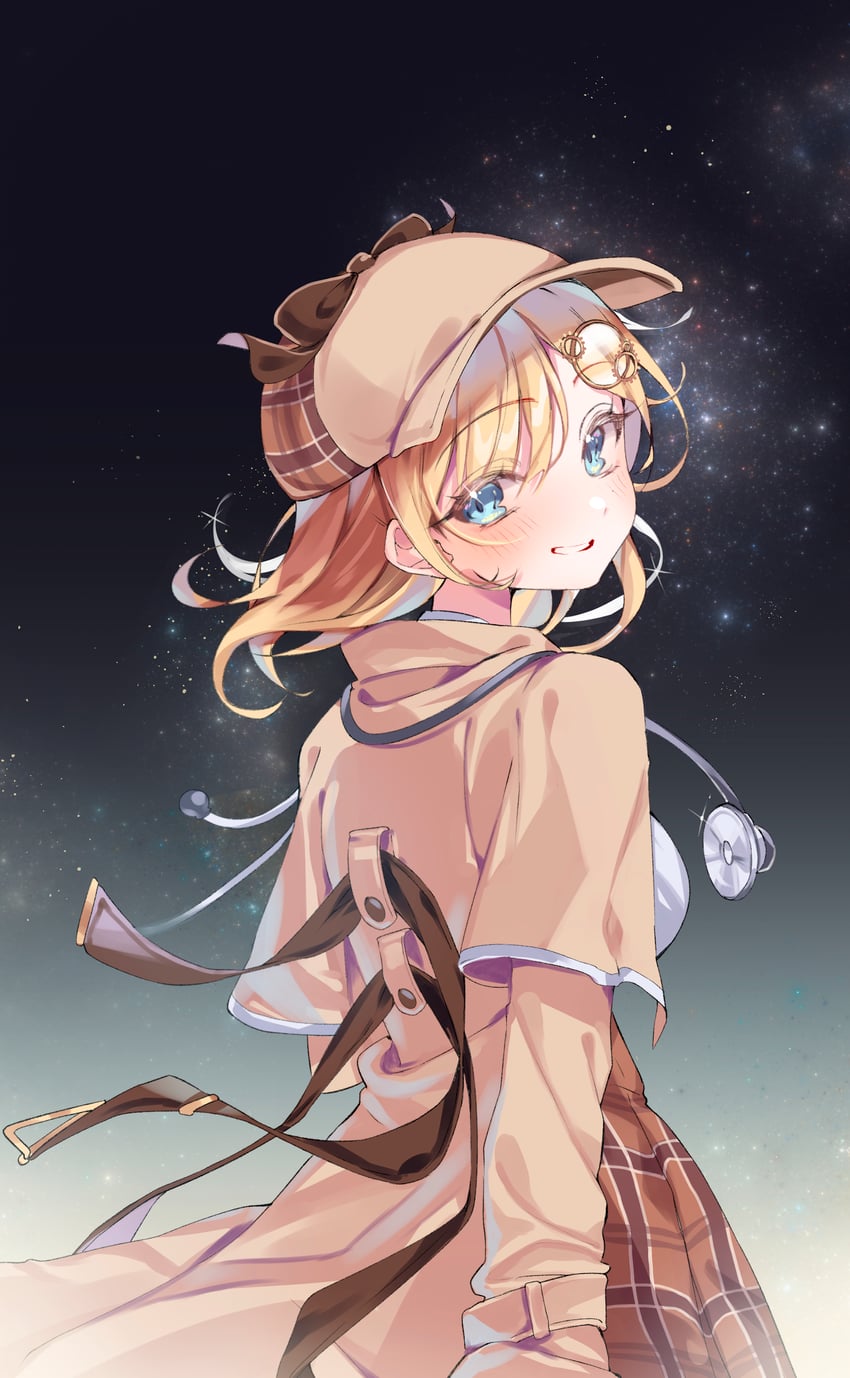 watson amelia (hololive and 1 more) drawn by xivi9