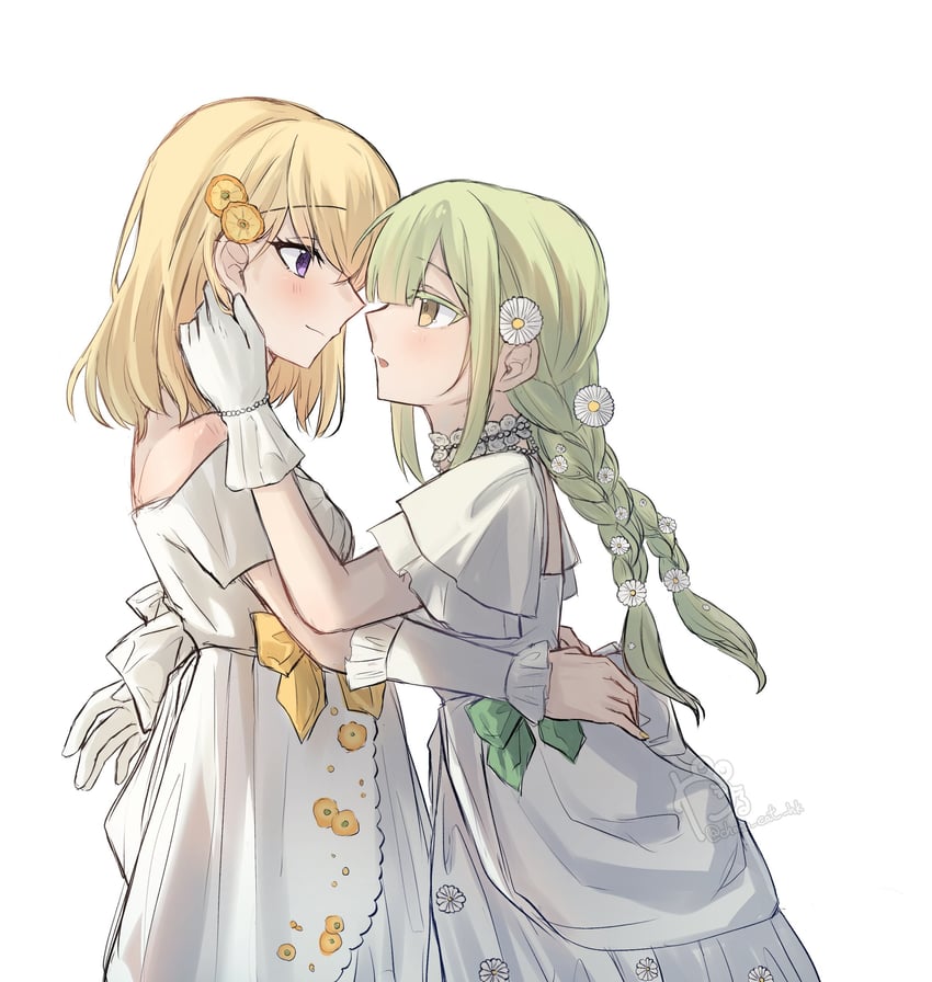 wakaba mutsumi and misumi uika (bang dream! and 1 more) drawn by kaeru_(kaeee41917105)