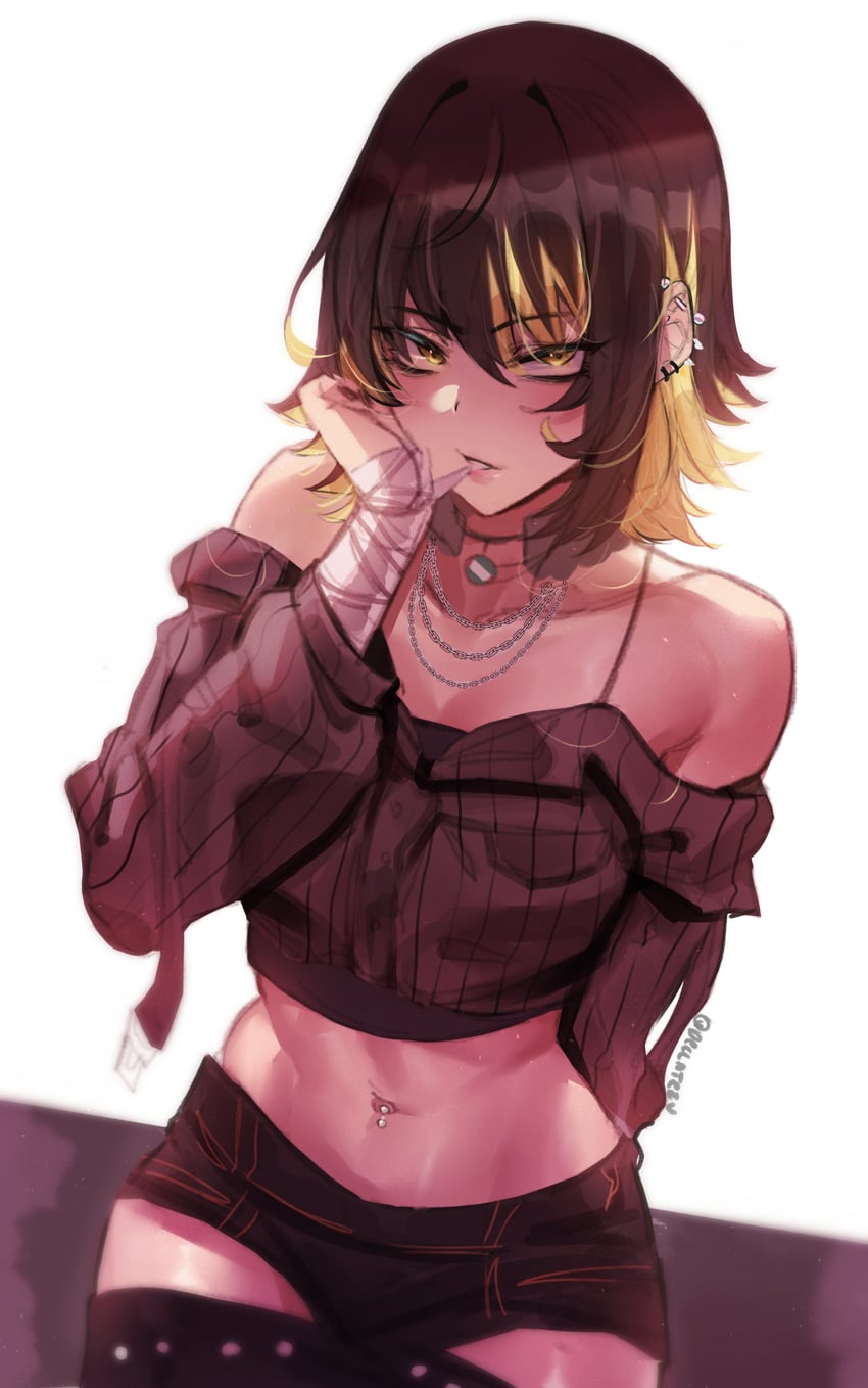 ikaruga luca (idolmaster and 1 more) drawn by deccatezu