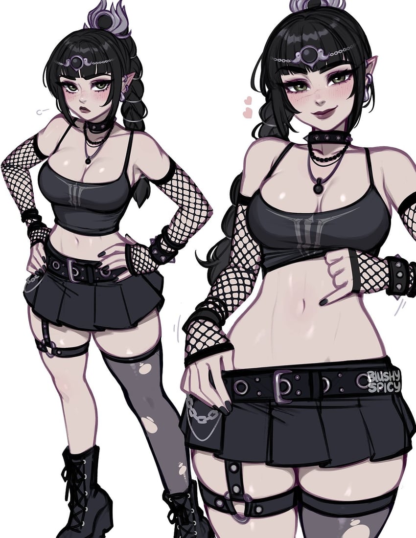shadowheart (dungeons & dragons and 2 more) drawn by blushyspicy