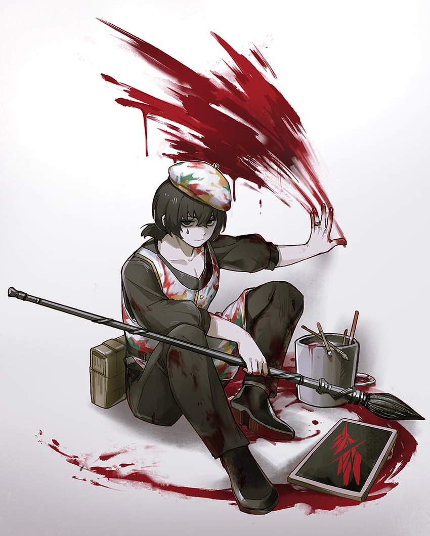 yi sang (project moon and 1 more) drawn by flaw_eight