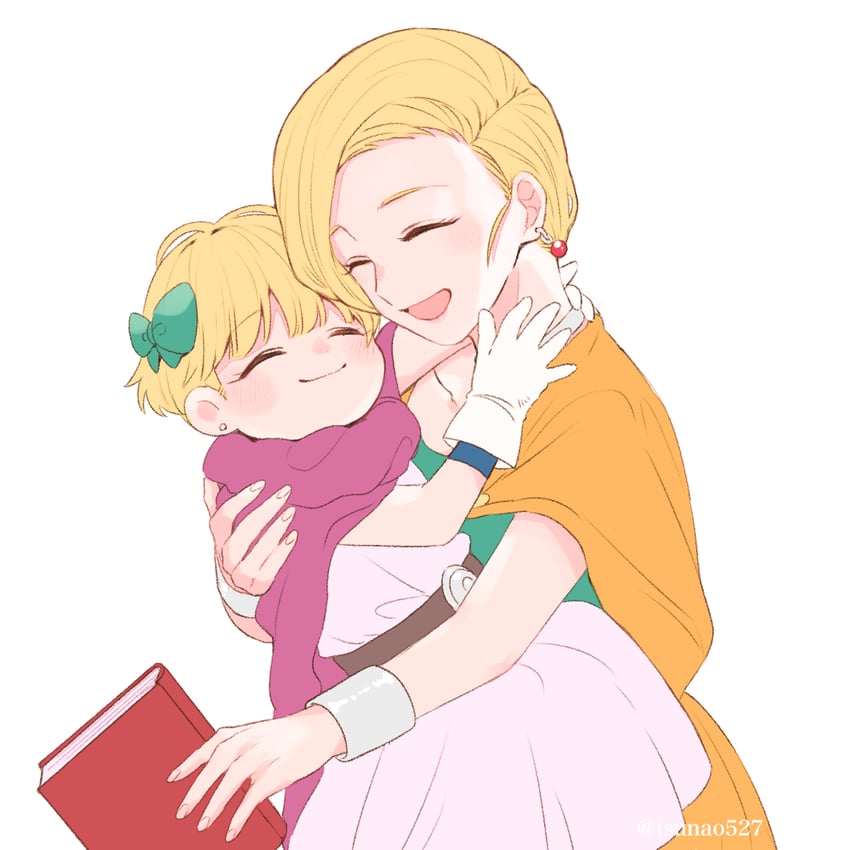 bianca and hero's daughter (dragon quest and 1 more) drawn by tsunao527