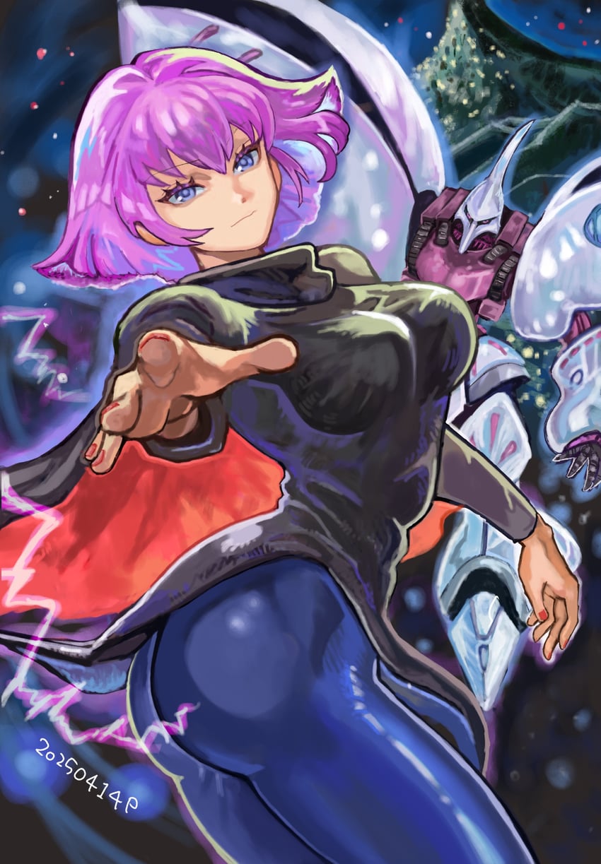 haman karn and qubeley (gundam and 1 more) drawn by okrdisk2000
