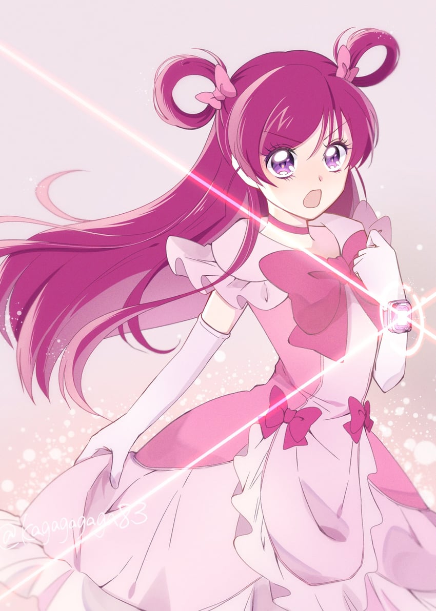 yumehara nozomi and cure dream (precure and 1 more) drawn by kagagagaga83